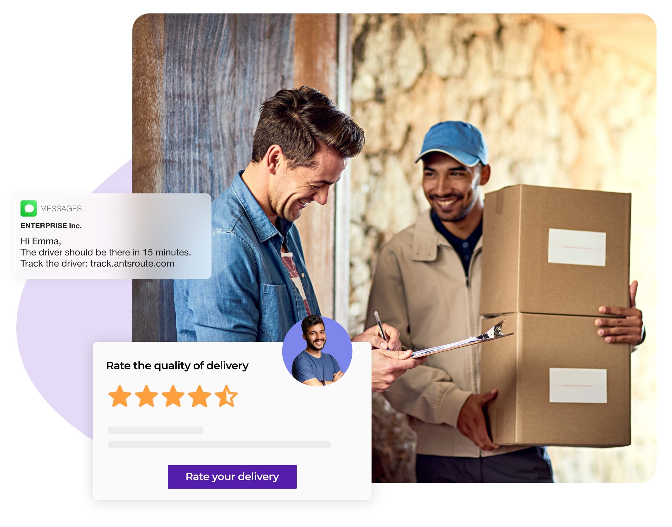 Innovative platform to offer customers a successful delivery experience.