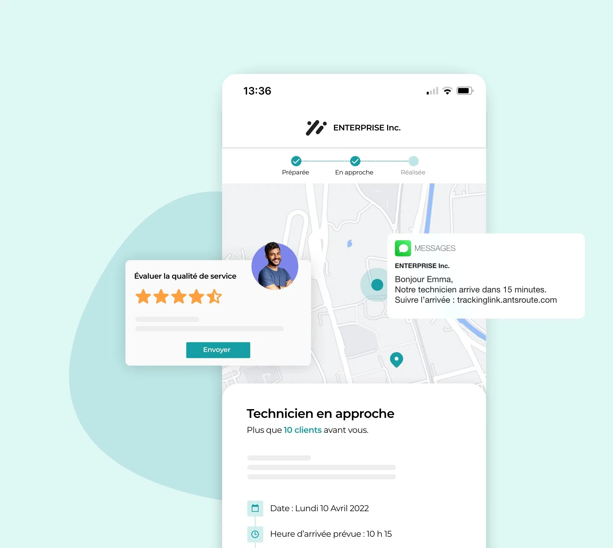 Une plateforme qui propose un service d’intervention de qualité aux clients.
