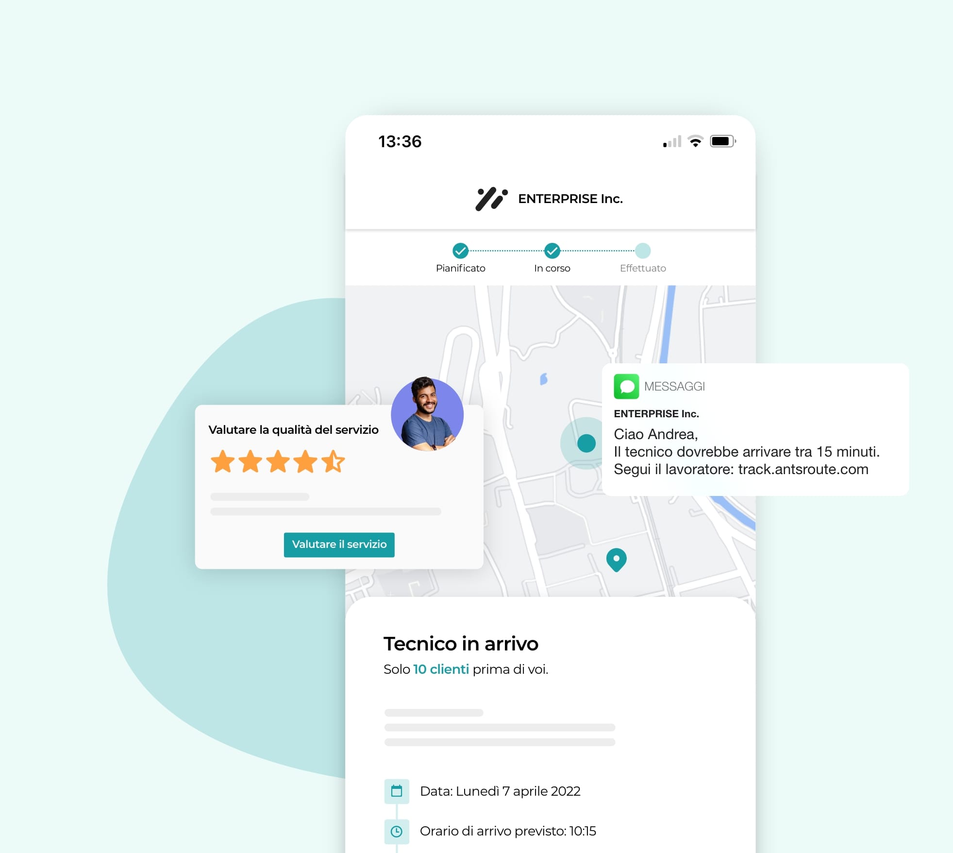 Una piattaforma che offre ai clienti un servizio di qualità.