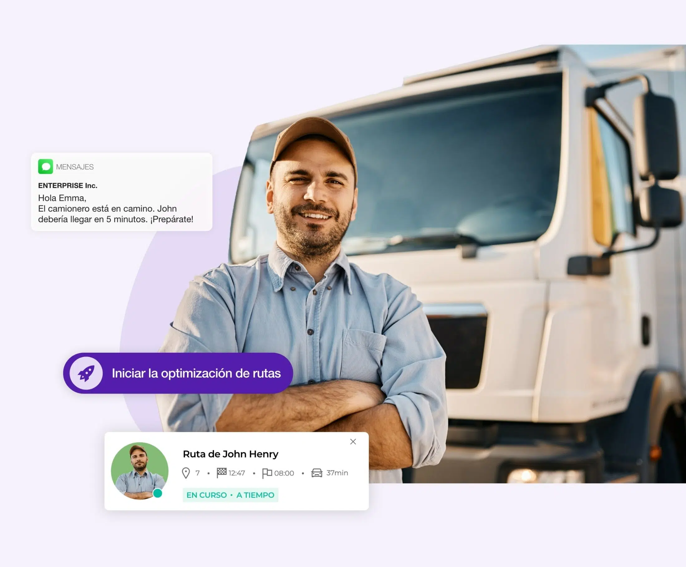 La plataforma AntsRoute simplifica la gestión de los horarios de los conductores.