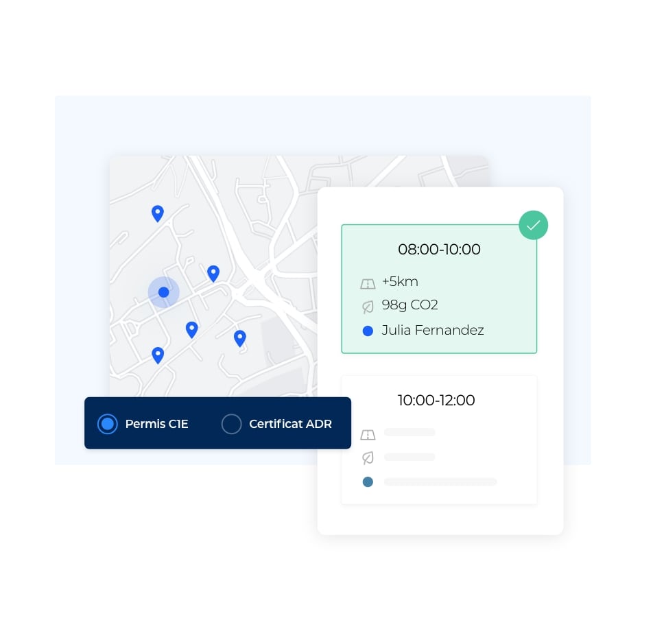 Ajout d'un rendez-vous sur l'interface AntsRoute