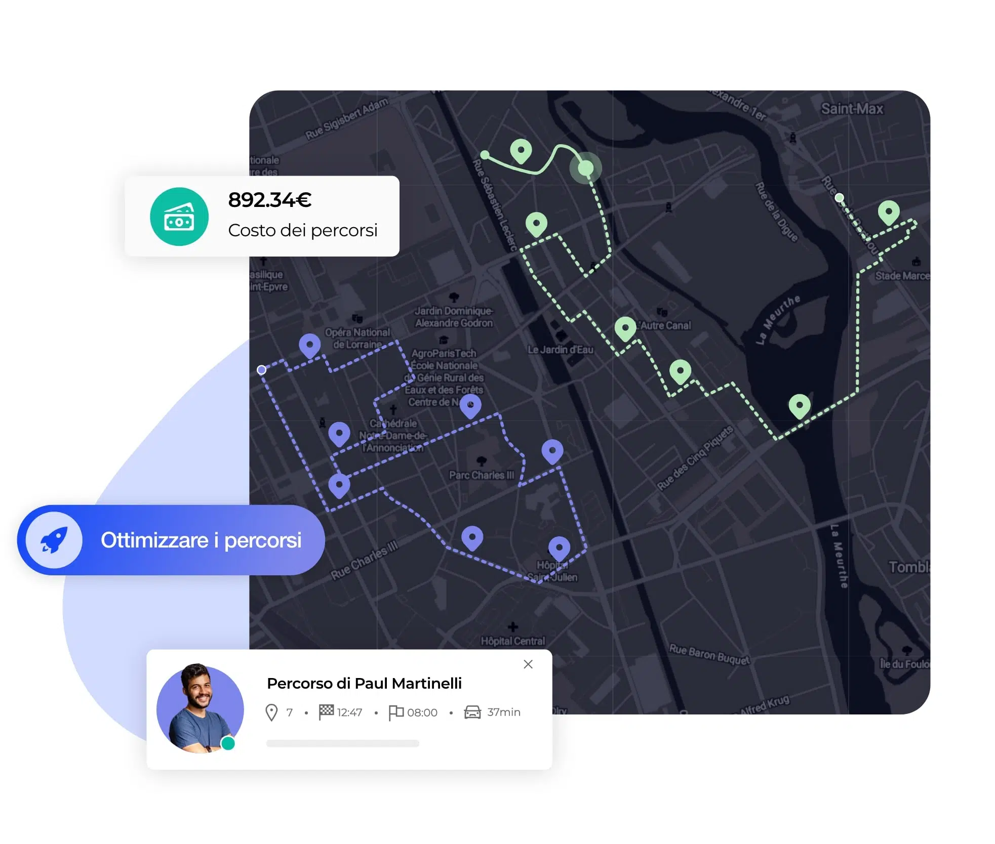 L'ottimizzazione dei percorsi con il software AntsRoute.