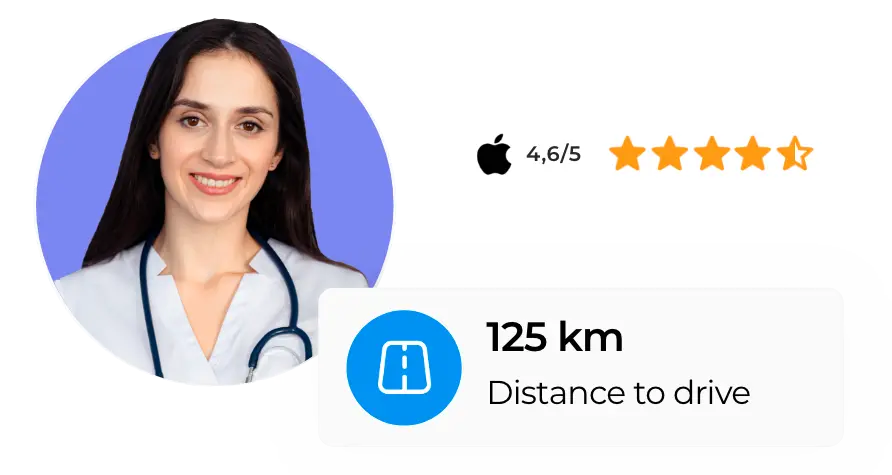 Route tracking solution allowing nurses to view distance traveled and optimize their routes