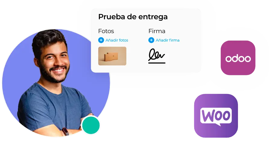 Solución de prueba de entrega que permite a los conductores capturar firmas y fotos a través de una aplicación móvil