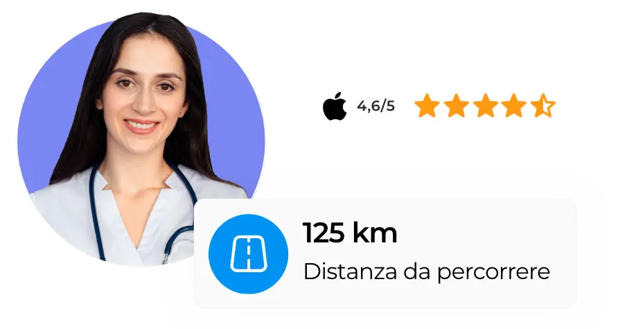 Soluzione di monitoraggio dei percorsi che consente agli infermieri di visualizzare i chilometri percorsi e ottimizzare i loro spostamenti