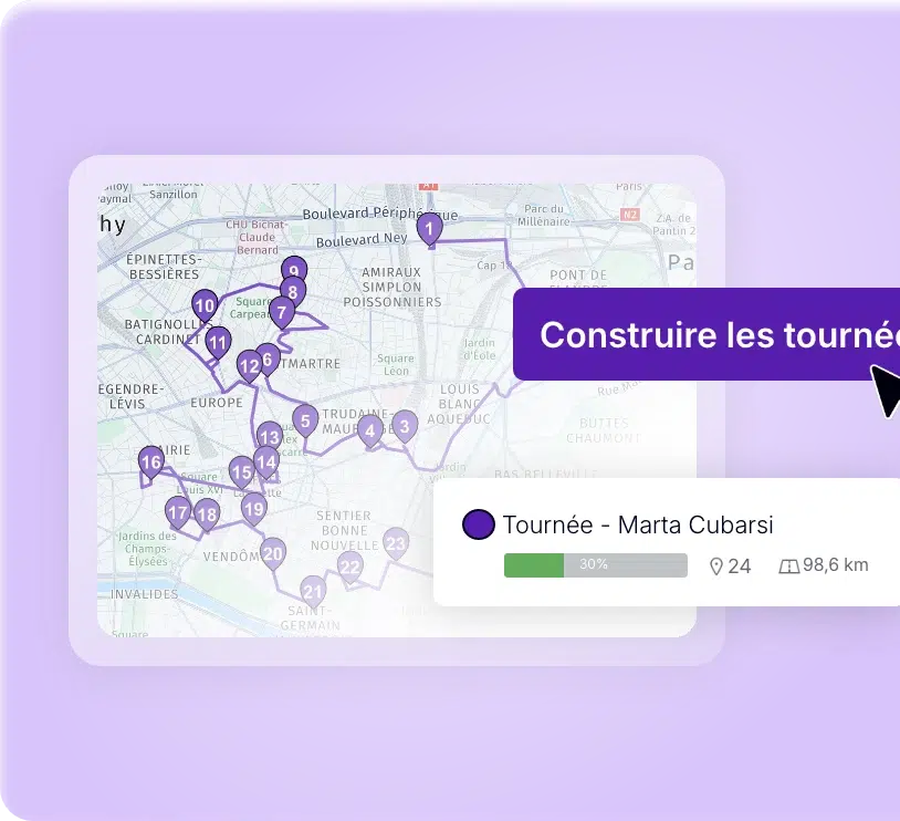 Construction et optimisation d’une tournée de livraison avec AntsRoute