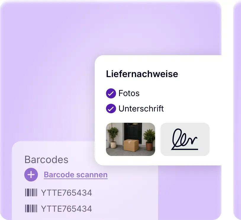 AntsRoute App mit Barcode-Scan, Foto und Unterschrift als Liefernachweis